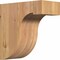 Ekena Millwork Del Monte Smooth Corbel, Western Red Cedar, 5 1/2"W x 12"D x 12"H COR06X12X12DEL00SWR - alternate 1